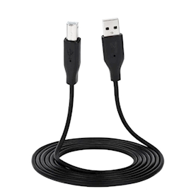პრინტერის კაბელი 2E 2E-W-3168M3, USB 2.0/A Male to USB 2.0/A Female, Printer Cable, 3m, Black